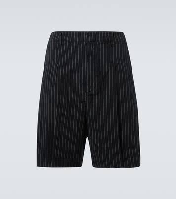 Aoshi striped cotton shorts | Entire Studios