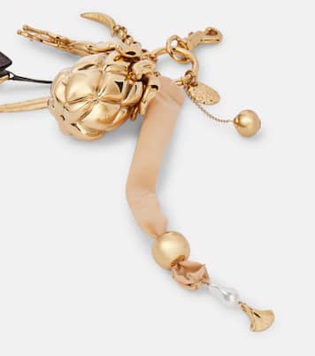 Giga Pineapple leather bag charm | Chloé