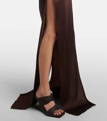 Abito lungo monospalla Athena | Rick Owens