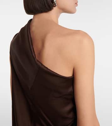 Abito lungo monospalla Athena | Rick Owens