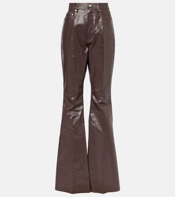 Beschichtete High-Rise-Hose aus Canvas | Rick Owens