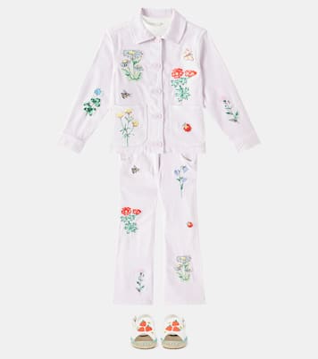 Patch-appliqué jeans | Stella McCartney Kids