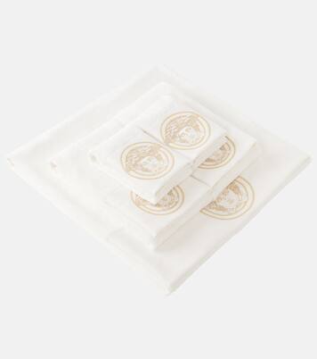 Medusa Gala set of 5 cotton terry towels | Versace Home