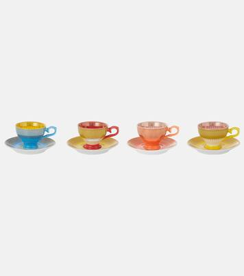 Grandma set of 4 espresso cups and saucers | Polspotten