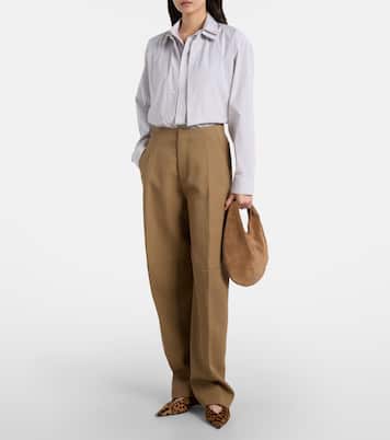 Schultertasche Ora Mini aus Veloursleder | Aesther Ekme