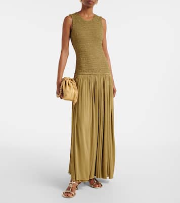 Sandalen Zyra 50 aus Metallic-Leder | Jimmy Choo