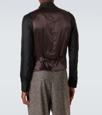 Checked single-breasted vest | Dolce&Gabbana