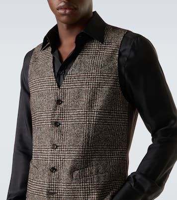 Checked single-breasted vest | Dolce&Gabbana