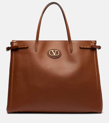 Antibes Large leather tote bag | Valentino Garavani