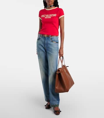 Antibes Large leather tote bag | Valentino Garavani