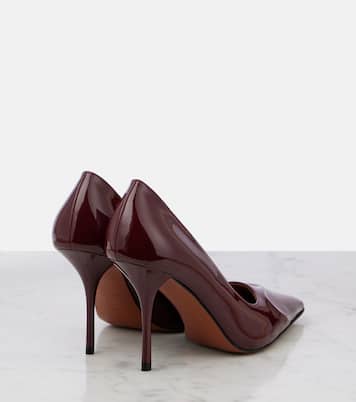 Escarpins Le Cœur 90 en cuir verni | Alaïa