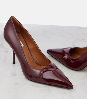 Escarpins Le Cœur 90 en cuir verni | Alaïa