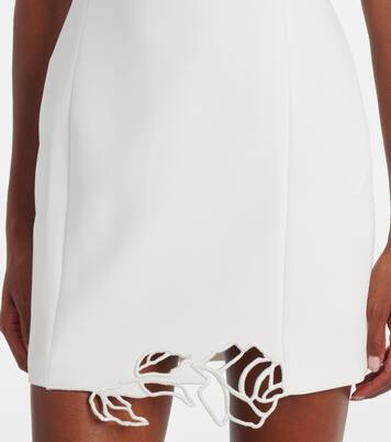 فستان قصير من الكريب بقصّة ليزر | Blumarine