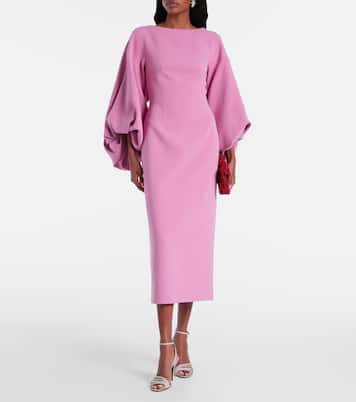 Robe midi Garance en crêpe | Roksanda