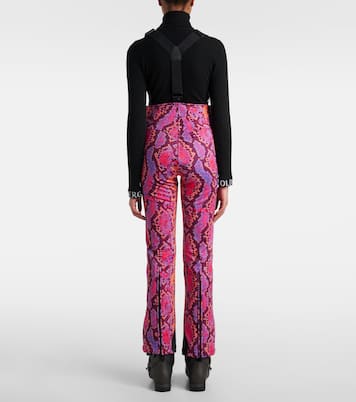 Elena snake-effect ski salopettes | Goldbergh