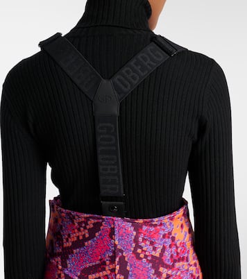 Elena snake-effect ski salopettes | Goldbergh