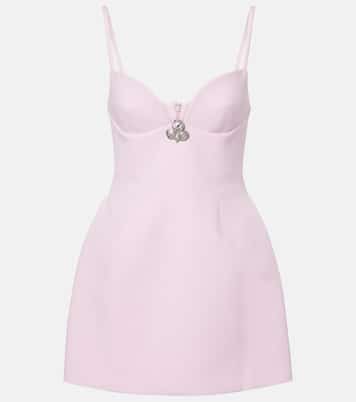 Verziertes Minikleid aus Crêpe | Blumarine