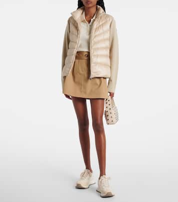 Daunenjacke mit Schurwolle | Moncler