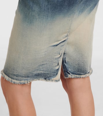 Athena one-shoulder denim midi dress | Rick Owens