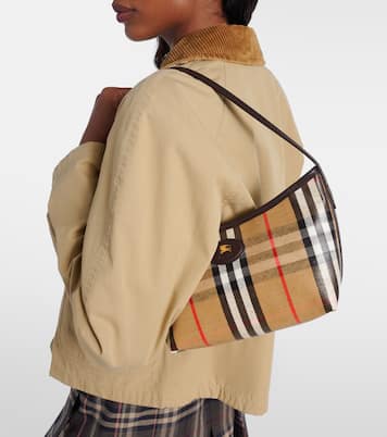 Borsa a spalla Highlands Mini Check | Burberry