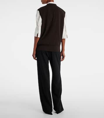 Levi cashmere sweater vest | The Row