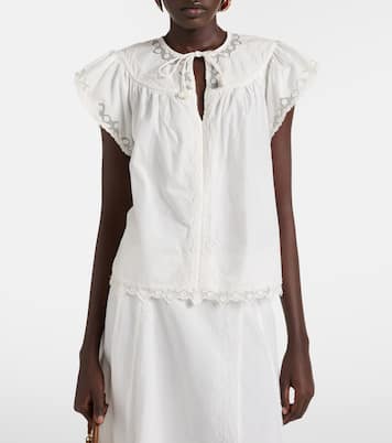 Besticktes Top Effie aus Baumwolle | Ulla Johnson