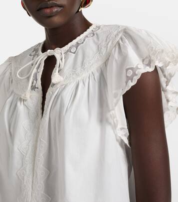 Besticktes Top Effie aus Baumwolle | Ulla Johnson