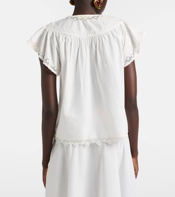 Besticktes Top Effie aus Baumwolle | Ulla Johnson