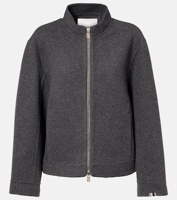 Motor wool and cashmere bomber jacket | Extreme Cashmere