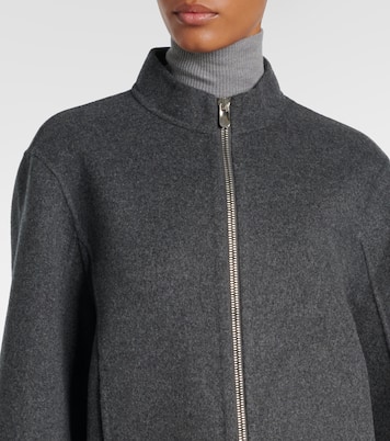 Motor wool and cashmere bomber jacket | Extreme Cashmere