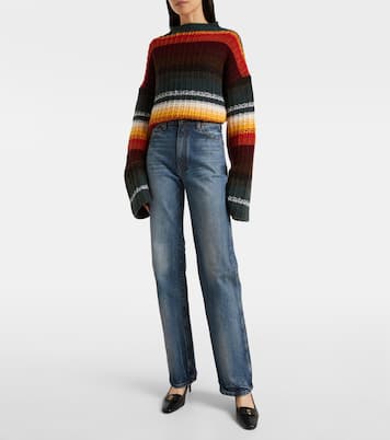 Danielle high-rise straight jeans | Khaite