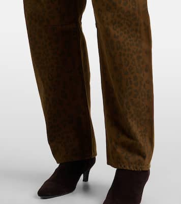 Miro leopard-print barrel-leg jeans | Citizens of Humanity