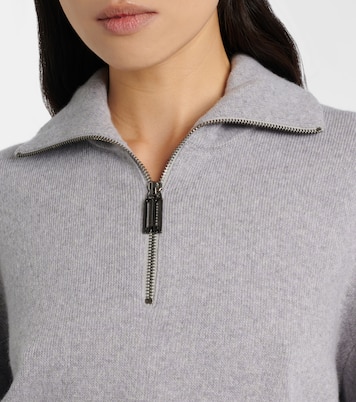 Wool and cashmere half-zip sweater | Victoria Beckham