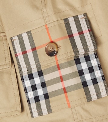 Shorts Burberry Check aus Baumwoll-Twill | Burberry Kids