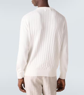 Ribbed-knit cotton sweater | Brunello Cucinelli