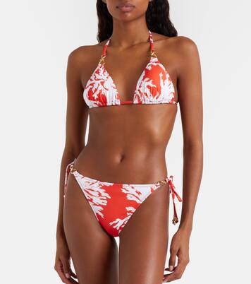 Slip bikini Leoni con stampa | Alexandra Miro