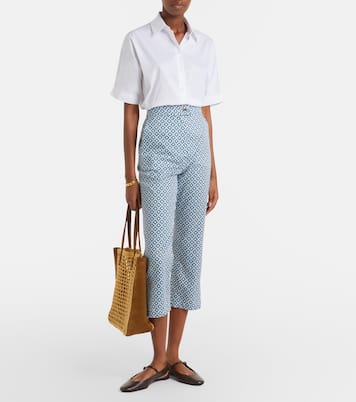 Facella printed cotton wide-leg jeans | Max Mara