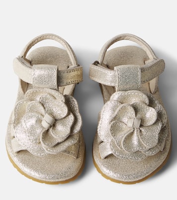 Sandalen Baby Jiles aus Metallic-Leder | Donsje
