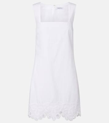 Shanice embroidered cotton minidress | Veronica Beard