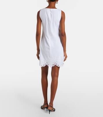 Shanice embroidered cotton minidress | Veronica Beard