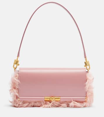 Marlene Small shearling shoulder bag | Dolce&Gabbana