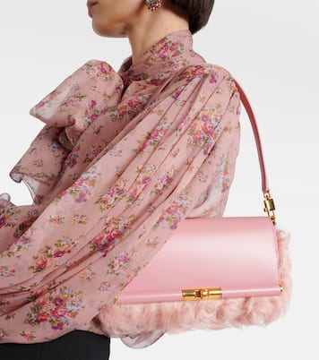 Marlene Small shearling shoulder bag | Dolce&Gabbana