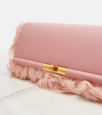 Marlene Small shearling shoulder bag | Dolce&Gabbana