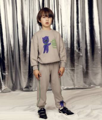 Alien cotton jersey sweatpants | Mini Rodini