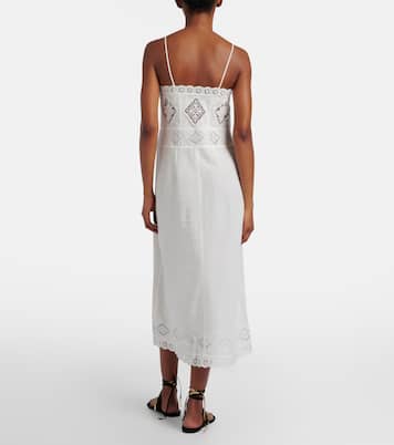 Nelsane cotton and linen midi dress | Isabel Marant