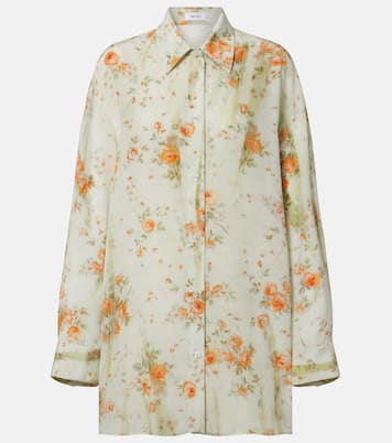 Oversized floral shirt | McQueen