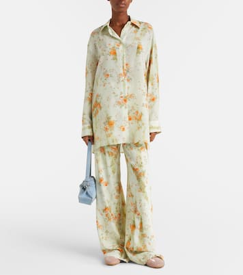 Oversized floral shirt | McQueen