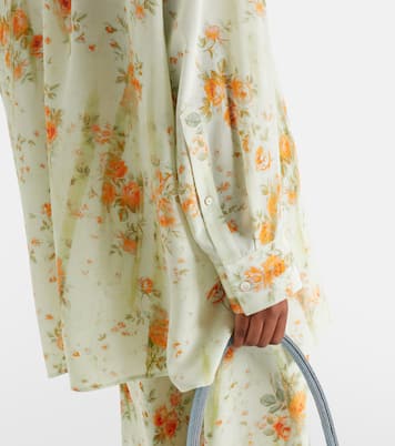 Oversized floral shirt | McQueen