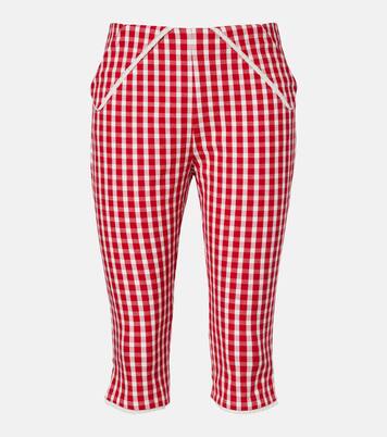 Caprihose Ebony aus einem Baumwollgemisch | Posse