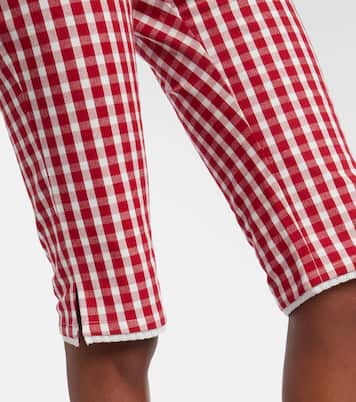 Caprihose Ebony aus einem Baumwollgemisch | Posse